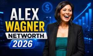 Alex Wagner during a television appearance discussing her net worth, salary, biography, career.