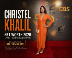 Christel Khalil Net Worth 2026: Stunning red carpet photo of the Emmy-winning actress